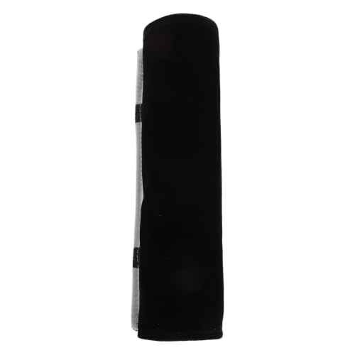 Amosfun Velvet Jewelry Storage Roll up Bag with Multiple Independent Compartments for Bracelets and Rings, Portable Rollup Organizer Pouch Measuring 25.39x23.82x0.39in, for Business Trips