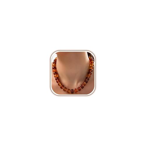 Chunky Beaded Necklace for Women, Colorful Trendy Statement Summer Jewelry Gift - color: necklace-24