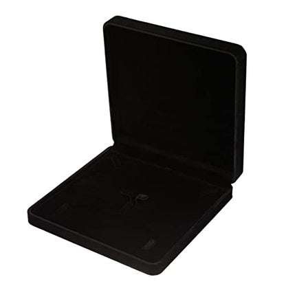 LETURE Velvet Jewelry Set Box, Velvet Gift Box for Bracelet Necklace Earring Ring (Black) - color: Black