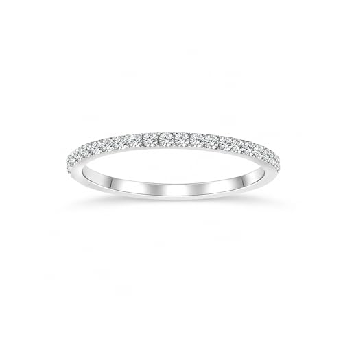 Birthstone Rings For Women, Silver Stackable Cubic Zirconia Stainless Steel Birth Stone Ring To My Daughter/Mom Birthday Unique Gifts Jewelry - color: 04-Silver-April