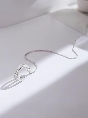 Long Chain Cuff Earrings Gold Silver Wrap Tassel Earrings Minimalist Cz Round Stud With Chain Cuff Double Piercing Jewelry Statement Fake Earrings for Women - color: style1-silver-1pcs