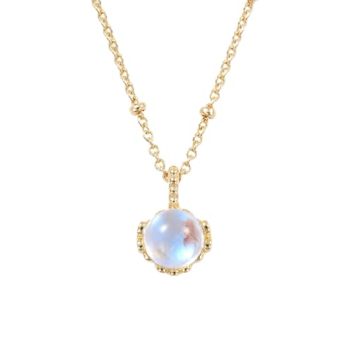 18K Gold Plated Dainty Necklace for Women, Cubic Zirconia Pendant, Tarnish Resistant Hypoallergenic Jewelry, Fashion Women Accessories - color: Gold