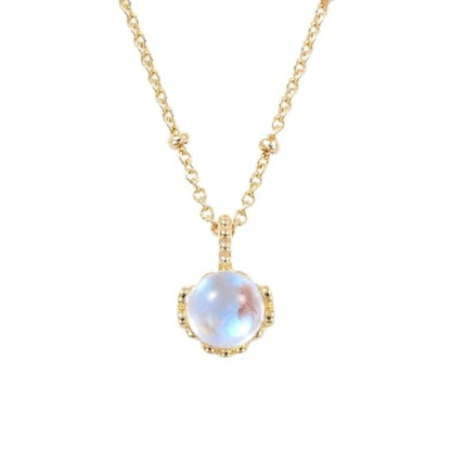 18K Gold Plated Dainty Necklace for Women, Cubic Zirconia Pendant, Tarnish Resistant Hypoallergenic Jewelry, Fashion Women Accessories - color: Gold