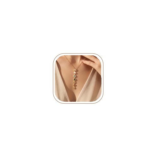 MODRSA Gold Stacked Layered Necklaces for Women Pearl Pendant Charm Cross Lariat Slip Shell Starfish Y Chain Necklace Adjustable Silver Boho Jewelry Gifts for Women Summer Vacation Beach Accessories - color: gold