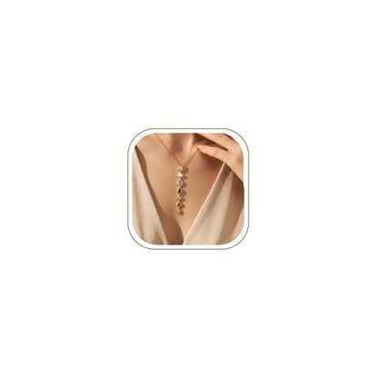 MODRSA Gold Stacked Layered Necklaces for Women Pearl Pendant Charm Cross Lariat Slip Shell Starfish Y Chain Necklace Adjustable Silver Boho Jewelry Gifts for Women Summer Vacation Beach Accessories - color: gold