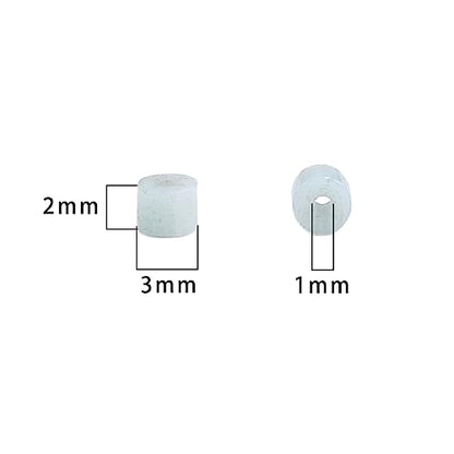 BEADIA Natural Amazonite Spacer Beads Caps Flat Round Loose Beads for Beading Jewelry Making 3mmx2mm 38cm - color: Amazonite, size: Flat Round 3mm x 2mm