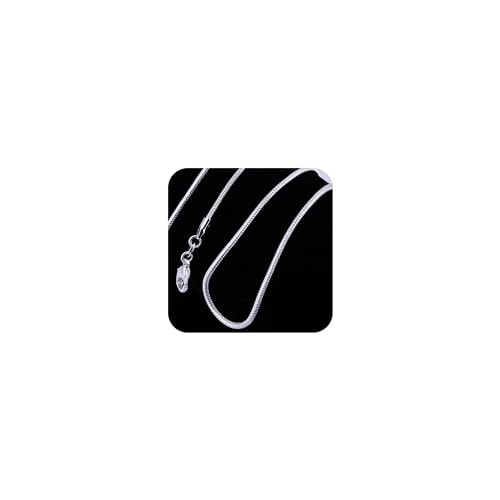 Yuren 3 Pieces 925 Sterling Silver 2mm Snake Chain Necklace Jewelry Jewelry For Men And Women(16-24 Inch) - size: 18 inch