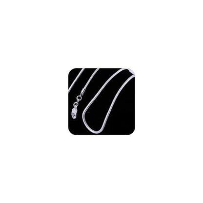 Yuren 3 Pieces 925 Sterling Silver 2mm Snake Chain Necklace Jewelry Jewelry For Men And Women(16-24 Inch) - size: 18 inch