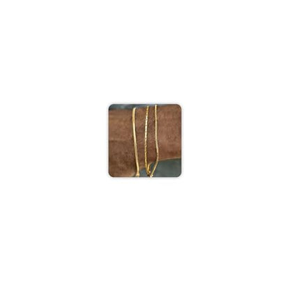 Mens Bracelet - Dainty Gold/Silver Chain Bracelet Stack 14K Gold Plated Silver Bracelets for Men Stainless Steel Adjustable Cross Charm Cuban Link Bracelet Snake Jewelry Set to Men Dad Birthday Day - color: Gold, size: 7+2 Inch