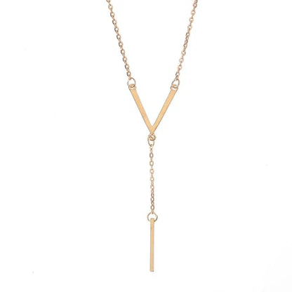 Disc Bar Pendant Layering Necklace for Women,Stainless Steel Layered Chain Choker Simple Trendy Everyday Jewelry