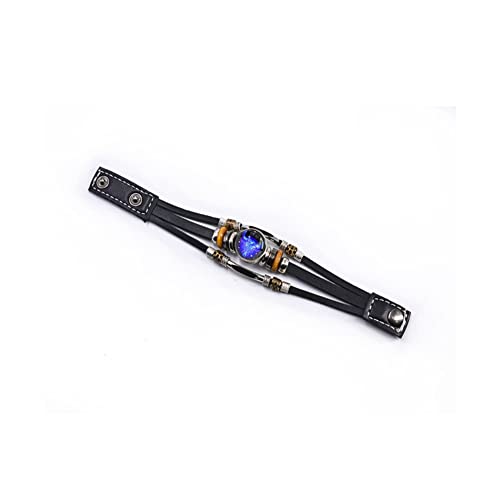 2Pcs Multilayer Constellation Zodiac Leather Bracelet Handmade Woven Zodiac Sign Wrap Bracelet Wristband for Women Men Jewelry Birthday Gift - color: I:Virgo(8/23 - 9/22)