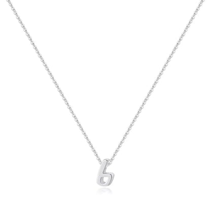 Memorjew 925 Sterling Silver Cursive Initial Necklace, Letter A-Z Necklace | 925 Sterling Silver Necklace, Dainty Letter Cursive Initial Necklaces for Women Trendy Jewelry, Birthday Gifts for Women Her - style: B-Silver