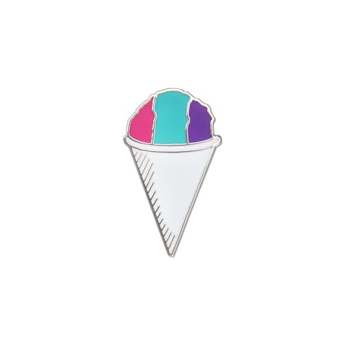 Inspirational Enamel Pin by LifeBeats | Cute Pin for Clothes, Jackets, Hats, Bags, and Lanyards | Hat Pin Comes with a Greeting Card | Lapel Pin with Sturdy Backing - style: You're Coolest Snow Cone