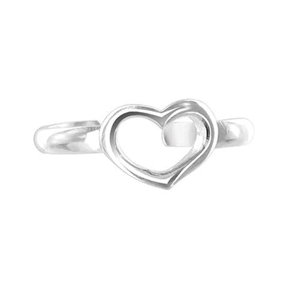 Gem Avenue 925 Sterling Silver Toe Rings Collections – Beach, Celtic, Heart, Dolphin, Flower & More Designs for Women – Elegant Adjustable Summer Jewelry - style: Style 13