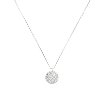 Valloey Rover Gold Necklaces for Women | Dainty 14K Gold/Sterling Silver Plated Cubic Zirconia Star Moon Pendant Necklaces Twist Rope Chain Simple Jewelry for Women - style: Sliver-full moon