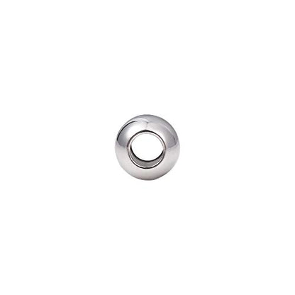 Stainless Steel Spacer Beads 10x8mm Round Loose Charm Caps Beads for DIY Jewelry Making 20pcs with 4.5mm Hole - color: 10x8mm 4.5mm