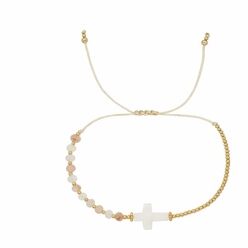 Adjustable Miyuki Beaded Bracelet for Women, Double Row Miyuki Beads | Miyuki beads, adjustable fit, braided construction, double-row design, party styling, bracelet jewelry for casual styling - color: colors03