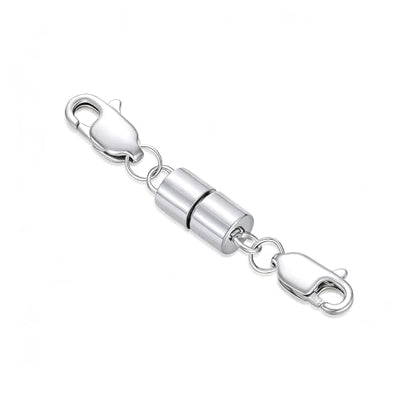 925 Sterling Silver Lobster Clasp for DIY Necklace Bracelet Jewelry Making, Double Spring Clasp with Closed Jump Rings, Necklace Extender Clasp Connector Bracelet Extension (Style 21) - style: Style 21