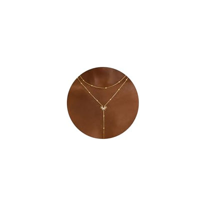 CHESKY Long Necklace for Women, 14k Gold Plated/Streling Silver Lariat Y Necklaces - style: y necklace 13