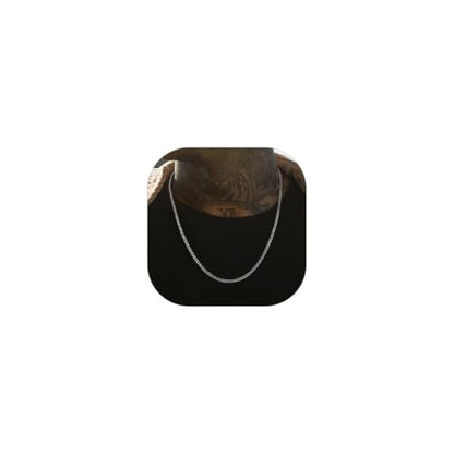 Stainless Steel Mens Cuban Link Chains, Daily Wear Hip Hop Miami Necklace | 3/6/9/12mm Silver/Gold Plated/Black necklace with Gift Box, No Tarnish, Sweatproof & Waterproof, Hypoallergenic Men Chains - color: 3mm-stainless, size: 26 inch