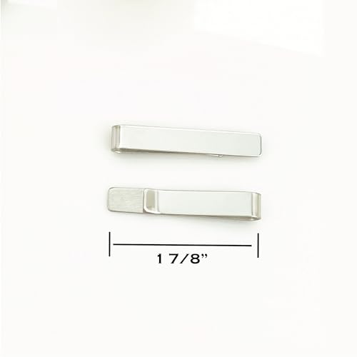 Wedding Party Tie Clip Set of 3 – Stainless Steel Silver Tie Bars for Men – Fishing, Hunting, Golfing, Cross, Suit Designs – Gifts for Groomsmen and Best