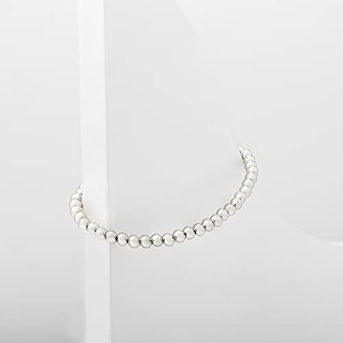 PAVOI 14K Gold Plated Beaded Bracelet for Women | Stackable Gold Bead Bracelet | Adjustable Dainty Gold Jewelry - style: Beaded
