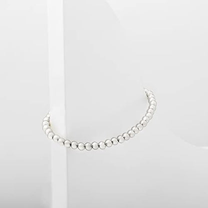 PAVOI 14K Gold Plated Beaded Bracelet for Women | Stackable Gold Bead Bracelet | Adjustable Dainty Gold Jewelry - style: Beaded