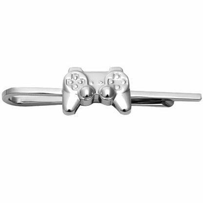 HAWSON Various Tie Clips for Men Unique, Funny Novelty Mens Tie Bar, Personalized Tie Pins for Men, Theme Wedding Party Gifts - style: Game Controller