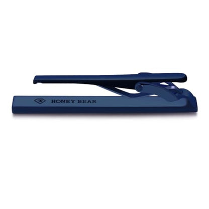 HONEY BEAR 5cm/5.4cm/6cm Mens Tie Clip Bar for Normal Size Steel Business Wedding Gift 1.97"/2.12"/2.36" - style: 5cm Blue
