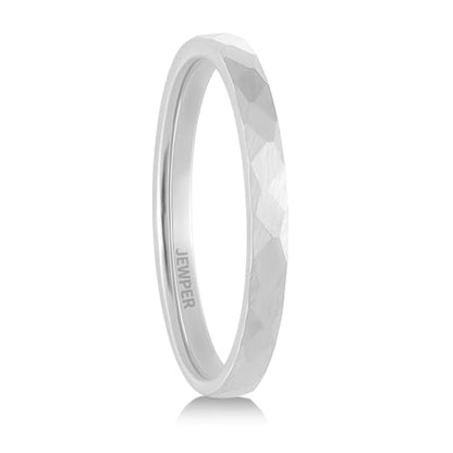 2/4/6/8mm Black/silver/gold Tungsten Rings for Men Womens Couple Fashion Jewelry Promise Engagement Wedding Band Hammered Inner ring inlaid with olive wood Carbide Polished Edge Comfort Fit - color: 2MM silver