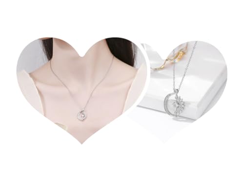 Angyape Badass Gifts For Women,To My Badass Squad Necklace We Always Have Each Other's Back All-Match Geometric Sun Necklaces Star and Moon Friendship Sliver Necklace Jewelry Gifts For My Best Friend - color: Set-Gold&Silver