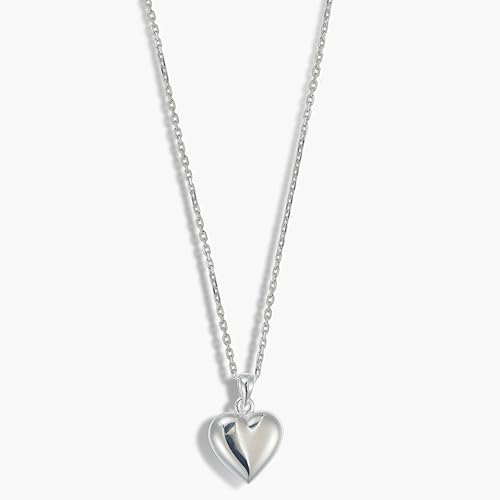 925 Sterling Silver Heart Pendant Necklace for Women and Girls - everyday wear gifts for her