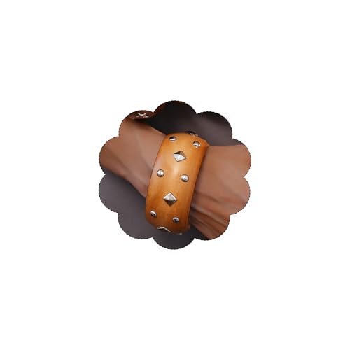 Acrylic Resin Bracelet for Women Chunky Square Bracelets Wide Wristbands Bangle Punk Jewelry