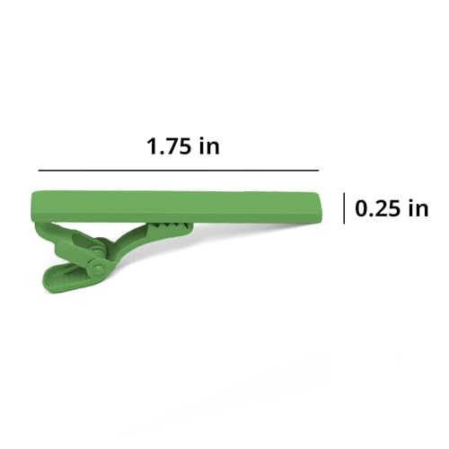 tiemart Tie Bar - style: Grass Green