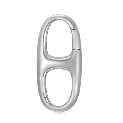 925 Sterling Silver Lobster Clasp for DIY Necklace Bracelet Jewelry Making, Double Spring Clasp with Closed Jump Rings, Necklace Extender Clasp Connector Bracelet Extension (Style 14) - style: Style 14