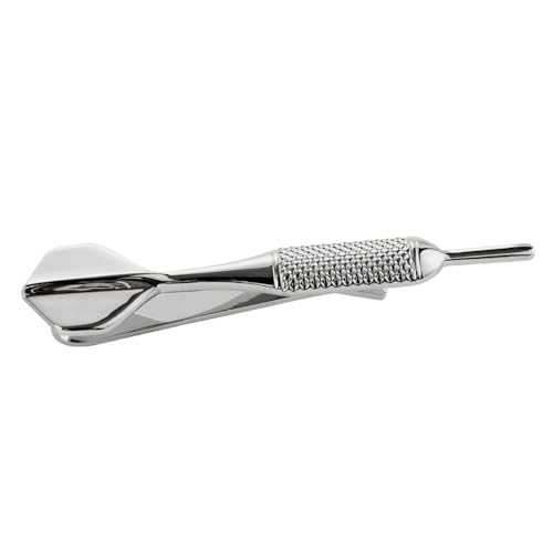HAWSON Various Tie Clips for Men Unique, Funny Novelty Mens Tie Bar, Personalized Tie Pins for Men, Theme Wedding Party Gifts - style: Dart