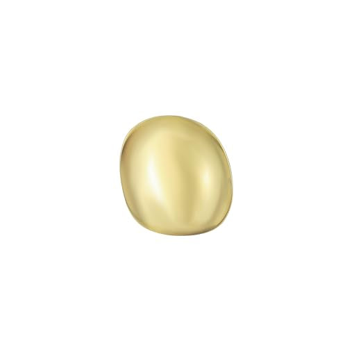 Chunky Teardrop Brooch for Women Vintage Geometric Metal Brooch Fashionable Irregular Round Corsage Lapel Gold Silver Waterdrop Lapel Pins Dresses Coats Scarves Shawl Clip Cocktail Holiday Party Jewelry for Men and Women - color: Gold