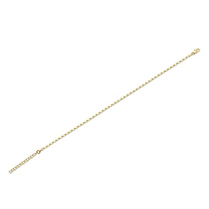 PAVOI 14K Gold Plated Chain Anklets for Women - Minimalist Link Chain Ankle Bracelet - Dainty Gold Anklets for Women - Trendy Summer Beach Jewelry Gifts - Snake, Figaro, Mariner, Paperclip, Beaded - style: Marina
