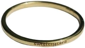 Customize Hidden Message Signet Ring for Women | Personalized Initial, Quote & Secret Message Ring | 925 Sterling Silver Custom Engraved Jewelry | Thoughtful Gift for Birthday, Anniversary & Valentine’s Day