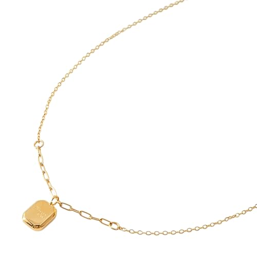 Gold Bar Necklace For Women, Minimalist Choker With Adjustable Titanium Steel Chain, Ideal For Parties, Weddings, Daily Wear