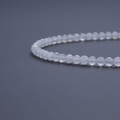 COAI Beach Waterproof Anklet for Women, Black Tourmaline Moonstone Amethyst Beaded Anklet for Women - style: Moonstone