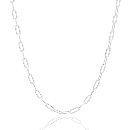 Womens Stainless Steel 18K Gold Plated Chain Necklace Jewelry Silver link Chain for Women Waterproof Never Tarnish 2/3/4mm 16 18 20 Inches - size: 18 inch, style: Crisscross Chain