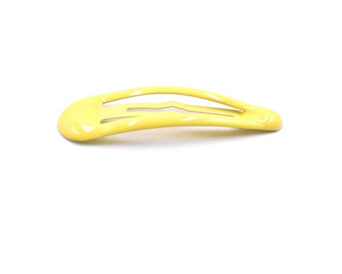 Art&Beauty 10 Pairs Colorful Glossy Snap Prong Clips Bendy Hair Clips Barrettes for Ladies Girls Women Adults Hair Bow By Art&Beauty