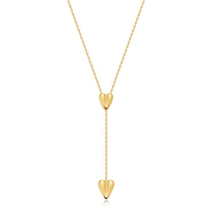 Gold Silver Necklace for Women Y Chain Adjustable Gold Long Necklaces Fashion Dainty Jewelry - color: gold H