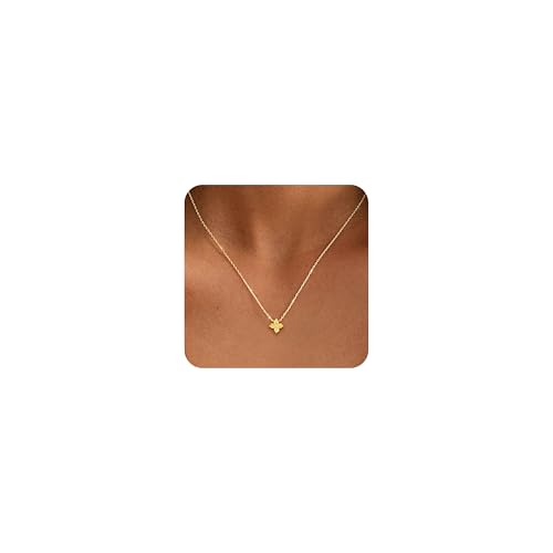 ZHESHY Birthstone Gold Necklaces for Women Dainty 14K Gold Plated Necklace | Simple Non Tarnish Diamond Cubic Zirconia Pendant Necklaces Women Gold Trendy Jewelry Bridesmaid Birthday Gifts - color: Yellow November
