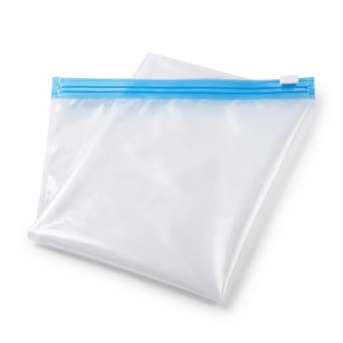 3 Pcs Travel Vacuum Compression Bags, Reusable Clothing Luggage Storage Bags, Essential Travel Items That Can Save Space - color: Transparent, size: 16x24 inch