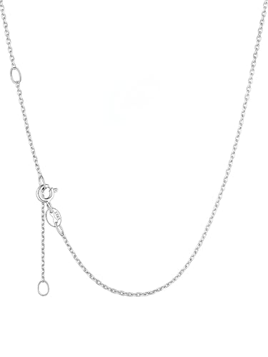 ChicSilver 1.1mm/ 1.5mm 925 Sterling Silver Chains for Women Dainty Thin Silver Necklace Chain for Women - 16/18/20/22/24 Inch - color: 1.1mm Width - Silver, size: 22 Inches Length