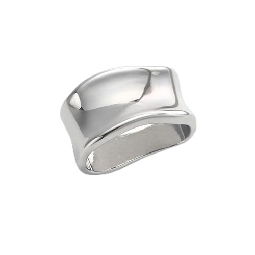 Dainty Oblate Silk Scarf Ring Brooch for Women Minimalist Geometric Shawl Scarves Buckle Wrap Clasp Clip Rings Brooches Fashion Dress Accessories Jewelry - color: Silver