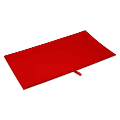 20-Pack Foam Cushion Flocked Jewelry Pads - Flat Full Size - Rings, Necklaces, Bracelets, Watches Presentation - Red by The Display Guys - color: Red, size: Insert - Flat Pad (20-Pack)