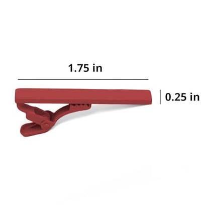 tiemart Tie Bar - style: Red